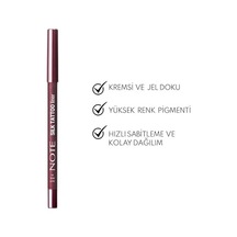 Cosmetics Silk Liner Suya Dayanıklı İpeksi Jel Göz Kalemi - 04 Deep Wine 2 Paketi