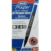 Mas Asetat Kalem Cd Marker Çift Uç Siyah 12 Li Paket Diğer