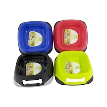 Nunbell Medium Plastik Köpek Mama Kabı Çok Renkli