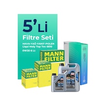 Mann Mercedes E220 Dizel Filtre Bakım Seti Liqui Moly Motor Yağlı 2023-2025 5 Li