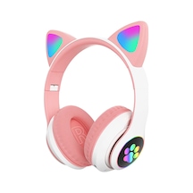 Coverzone Cat Headset Multi Purpose STN-28 RGB Bluetooth Kulak Üstü Kulaklık