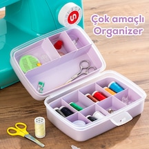 Porsima 1192-3 Premium 12 Bölmeli Çok Amaçlı Organizer Saklama Ka Lila