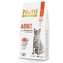 Nutri Feline Glutensiz Somonlu Düşük Tahıllı Yetişkin Kedi Maması 2 KG