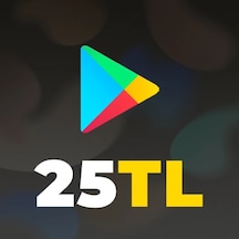 Google Play 25 Tl Bakiye (Promosyon) Kodu - Hediye Kartı (540215421)