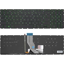 Hp Uyumlu Pavilion 15-ab007nt M7w67ea , 15-ab008nt M7w68ea Klavye Tr Işıklı Yeşil Tuşlu - Küçük Enter