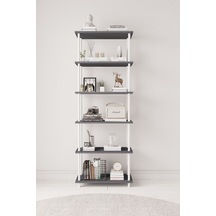 Çevir Kur 65 Cm Antrasit Kitaplık Bd 65 177 29 Cm Antrasit