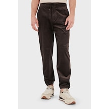 Armani Exchange Pamuklu Regular Fit Lastikli Paça Kadife Pantolon Erkek Pantolon Xm003304 Af27114 U8128 Kahve