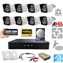 Arna 2mp Su Geçirmez 8 Dış Kameralı Hareket Algılama 250gb Hdd