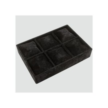 6-lı - 998 - Anfora Kumaş Yastıklı - Shophnrl - Tabla Siyah Bileklik