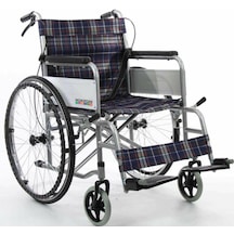 Medkimsan Frenli Tekerlekli Sandalye | Hasta Transfer Sandalyesi | Lüx 1.Sınıf