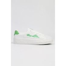 United Colors Of Benetton Benetton Bnı-10102 4211 Beyaz Yesil-ithal Platform Topuk Kadın Sneaker 001