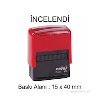 Sırdaş Otomatik İncelendi Yazılı Kaşe