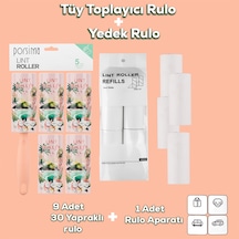 Porsima 3106 Kedi Köpek Tüy Toplayıcı Rulo + 8 Adet Yedek Rulo So