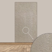 Tink 3d Kendinden Yapışkanlı Akustik Keçe Panel Duvar Kağıdı Desenli 52x98 Cm 10 Adet 5 M² Ekru