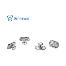 10 Adet Diş Ortodonti Lingual Düğmeler Metal Kompozit Dil Terbiyecisi Çekiş Kanca Bite Açıcı Parantez Ortodonti Materiales Mavi