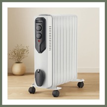 Bezos 11 Dilimli Yağlı Radyatör Isıtıcı 2500w Ayarlı Termostat Bezos1