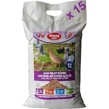 Bonnynice Bıldırcın Güvercin Süs Tavukları Kafes Altlığı 9 L x  15