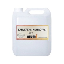 Sıvı Mum Boyası Kahverengi 5 Litre Renksiz