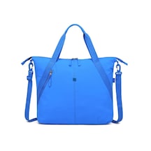 Smart Bags Mikro Poly Kumaş Büyük Boy Kadın Omuz Çantası 3335 Mavi Smart Bags Mikro Poly Kumaş Büyük Boy Kadın Omuz Çantası 3335 Mavi