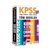 Yargı Yayınları 2026 Kpss Genel Kültür Genel Yetenek Tüm Dersler Tamamı Çözümlü 9 Yıl Çıkmış Sorular