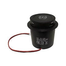 W-0101 Kablosuz Type-c Usb Portlu Araç Şarj Soketi Adaptörü 12v-24v