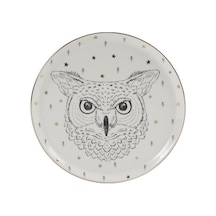Porland Forest Owl Düz Tabak 20 Cm