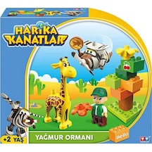 Mey İthalat 10932 Harika Kanatlar Bellonun Yağmur Ormanı 15 Parça Blok - Mega Oyuncak