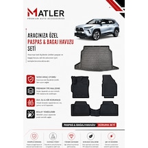 Toyota Yaris Cross 2026 Model 4d Ekstra Havuzlu Paspas Ve Bagaj Havuzu Set