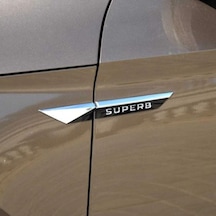 Skoda Super B Uyumlu 4'lü Çamurluk Logosu