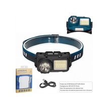 S02 Siyah Sensörlü Kafa Lambası Adaptor Sec-Kumanda-Metraj Seç Yok-Kumanda-Yok