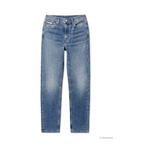 Calvin Klein Mom Jean Foster Blue, X8b Mavi Kadın Kot Pantolon
