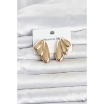 316l Çelik Gold Renk Vintage Kadın Küpe Tj-bkp11808 Çok Renkli