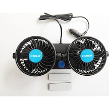 Replax 12 Volt Araç Içi Torpido Üstü Çift Fanlı Oto Vantilatör 36
