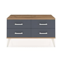 Arges Şifonyer 4 Raflı 88x30x48 Antrasit-çam/antrasit Çam/antrasit