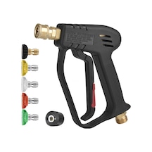 Springsun 5'li Çıkarılabilir Başlıklı Yüksek Basınçlı Su Tabancası - Araç, Bahçe Temizlik Ve Sulama Aparatı