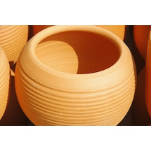 Antik Saksı 2 Adet - El Yapımı Doğal Çömlek (485408617)