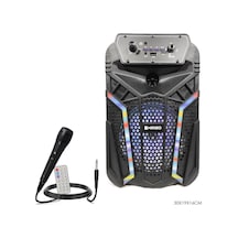 Seyyar Anfi El Mikrofonlu 16Cm 8W Bt/Usb/Sd Ledli Qs-2602