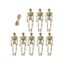 Homyl Cadılar Bayramı İskelet Figürleri Kafatası Heykelleri 14cm