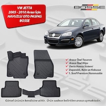 VW Jetta Paspas Araca Özel 2005 2010 BOSSE 3D Havuzlu Oto Paspas