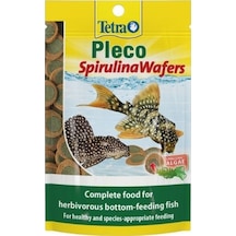 Tetra Pleco Spiriluna Wafers Bitkisel Dip Balık Yemi 15 Gr