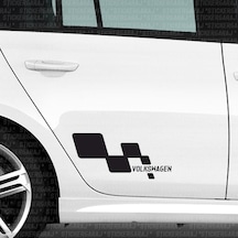 Volkswagen Jetta Yan Kapı Sticker Aksesuarı Tuning Araca Özel