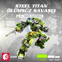 Steel Titan Ölümsüz Savaşçı Yapı Bloğu Seti