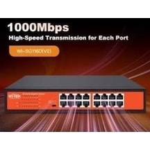 Wıtek Wı-sg116d Poesiz 16port Gigabit Ethernet Switch