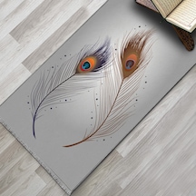 Evaşk Namazlık Dokuma Halı Kaymaz Muslumana Seccade 80 x 130 GRİ EVAŞK406B80