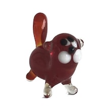 El Yapımı Mini Murano Cam Kedi Biblo A99-02