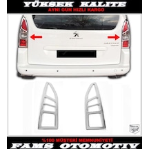 Peugeot Partner Tepee Krom Stop Çerçeve 2 Parça 2008-2012 P.Çelik