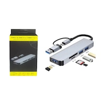 Platoon Pl-5720 Type-c Usb Girişli 3.0 Usb Hub 5 -in -1