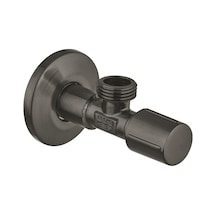 Grohe 22041al0 Ara Musluk 1/2 Giriş 1/2 Çıkışlı Fırçalı Sert Grafit Siyah