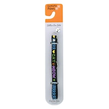 Luxury Paws Kedi Boyun Tasması Elastik Siyah 10mm-32CM