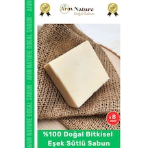 Eşeksütlü %100 Doğal Güzel Kokulu El Yüz Saç Vücut Orijinal Bitkisel Eşek Sütlü Sabunu 120g 8 Adet Karışık